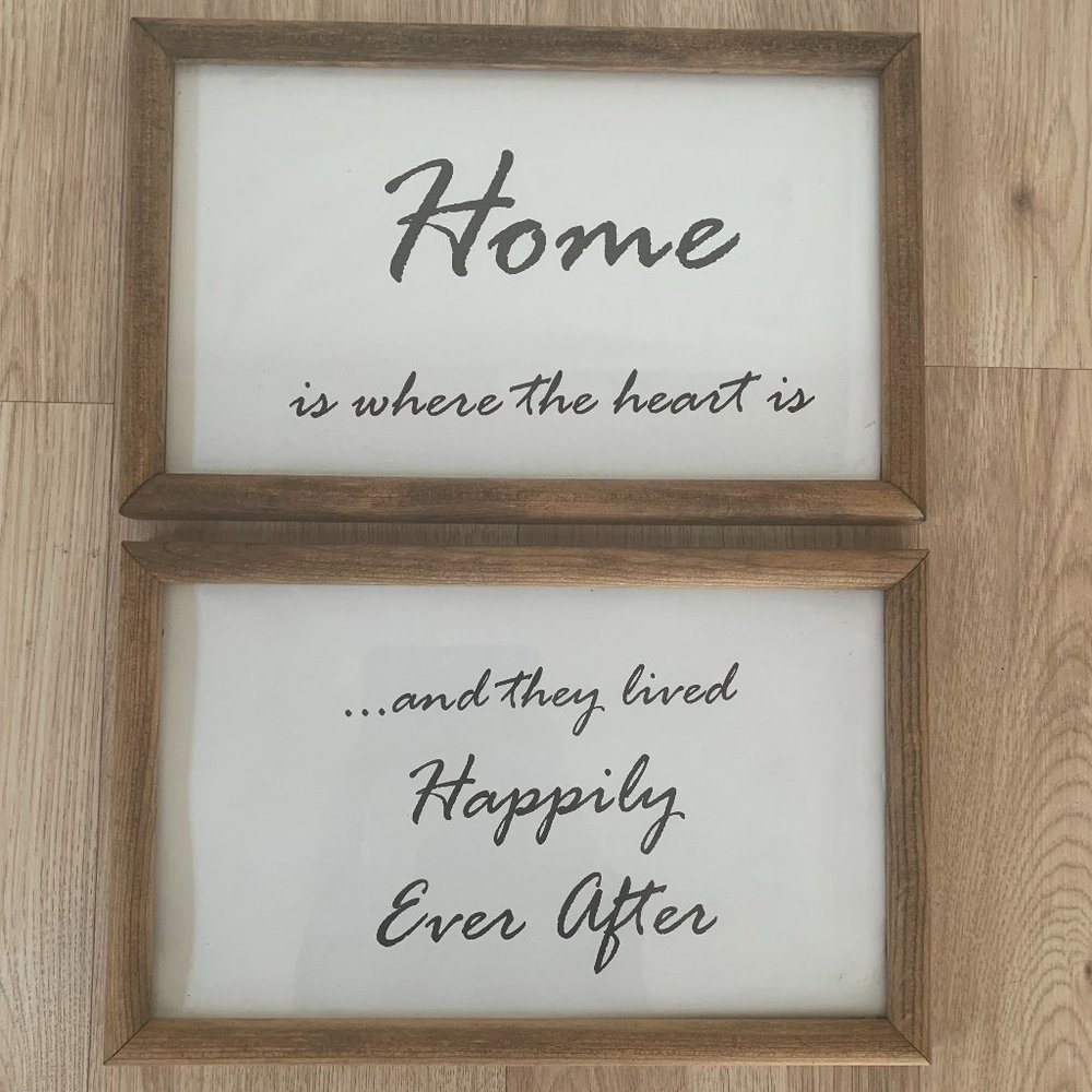 Two Rustic Wood Farmhouse Frames!!